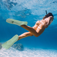 Palmes de natation en silicone de qualité alimentaire pour le surf, la plongée, le snorkeling et les sports sous-marins - Prix des palmes