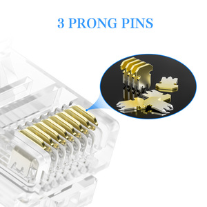 XL-506 hai mảnh chia 2-6 Pin RJ45 CAT6 nối 23AWG uốn thiết bị đầu cuối chất lượng Trung Quốc Nhà cung cấp thiết kế mới - Product Image 4