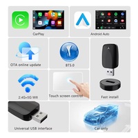 Dongle sans fil CarPlay Android Auto pour voiture d'origine avec CarPlay filaire, adaptateur CarPlay sans fil, connexion rapide Bluetooth Wifi