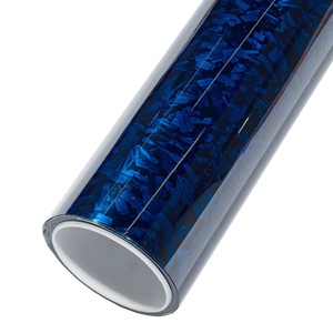Vinilo Púrpura 5D Forjado Brillante Para Auto - Efecto Carbono Y Fácil De Instalar (1.52m X 20m)