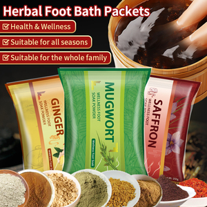 Poudre de Bain de Pieds Bien-être à l'Armoise – Formule Naturelle Chinoise à Base d'Armoise pour la Relaxation, la Santé et l'Amélioration de la Circulation - Product Image 1