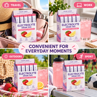 Sachets de boisson énergétique personnalisés avec électrolytes et créatine, sans sucre, en vrac, marque privée, mélange de suppléments, poudre d'électrolytes en sachets