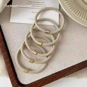 ยางรัด<span class=keywords><strong>ผม</strong></span><span class=keywords><strong>ผู้หญิง</strong></span> Jiafei ยืดหยุ่นสูง หัวเข็มขัดรูปหัวใจ สีส้มหนา สไตล์เรียบง่าย ยุโรปอเมริกัน ขนาด 5 ซม. - Product Image 4