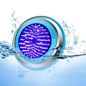 Luz led subacuática de 12V para piscina, foco de luz led resistente al agua IP68, resistente al agua, a todo color, iP56, RGB, 18W, para fuente de exterior