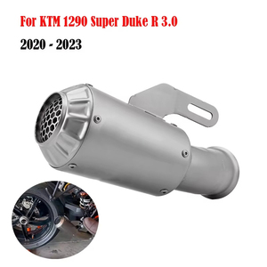 Pour KTM 1290 <span class=keywords><strong>Super</strong></span> Duke R 2020 - <span class=keywords><strong>2023</strong></span>, tuyau de liaison intermédiaire d'échappement de moto, silencieux inox, échappement moto - Product Image 2