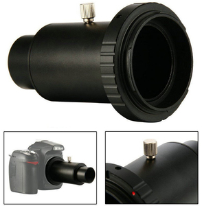 Adaptateur de caméra pour télescope entièrement métallique, anneau en T + adaptateur de montage pour télescope de 1,25 pouces + tube d'extension pour Nikon DSLR pour Canon EOS DSLR - Product Image 3
