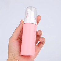 Flacon pompe mousse nettoyant visage en gros 100ml-200ml, distributeur de voyage portable en plastique rechargeable