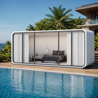 Maison conteneur pliable Apple Cabin, maison conteneur pliable, maison conteneur préfabriquée portable, maison modulaire, abri conteneur