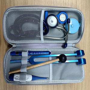Kit de <span class=keywords><strong>Stéthoscope</strong></span> Médical Portable Multifonctionnel pour Usage Domestique avec Étui pour Infirmières/Médecins - Product Image 2