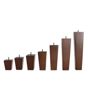 Wooden Furniture Legs Square Solid Wood Modern Design Easy Installation For Table Cabinet Coffee Table - Product Image 5