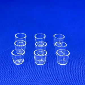 بوتقة كوارتز شفافة عالية النقاء مقاومة للحرارة بتقنية CNC، بوتقة كوارتز صغيرة للتسخين المخبري - Product Image 6