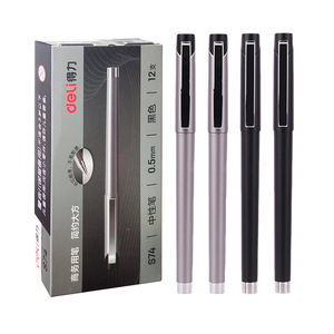 Bolígrafo Neutral Deli S74 de 0.5 mm, Negro, a Base de Agua, para Oficina, Negocios y Firmas - Product Image 5