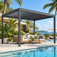 Pergola Bioclimatique Motorisée Moderne en Aluminium pour Projets de Terrasses et Espaces Extérieurs – Vente en Gros