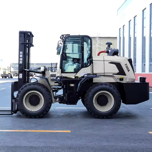 En Çok Satan 3.5 Ton 4 Çeker Dizel Forklift Hidrolik Arazi Tipi Depo Forklifti CE Onaylı - Product Image 5