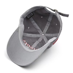 Gorra de Béisbol Unisex Vintage con Bordado 3D Personalizado, 6 Paneles, Algodón Lavado, Estilo Deportivo Desgastado, Estilo Dobby - Product Image 4