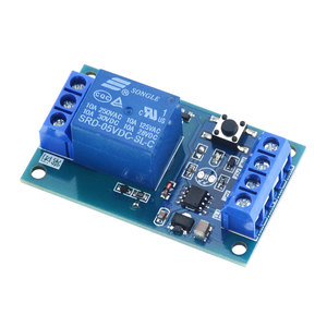 DC 5V 12V 24V Module de relais bistable à clé unique commutateur de Modification de voiture démarrage arrêt autobloquant - Product Image 3