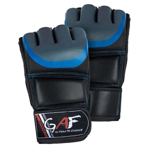 GAF profesional PU cuero medio dedo guantes de boxeo logotipo personalizado MMA guantes de lucha para hombres mujeres tallas 8oz 12oz para Sanda - Product Image 1