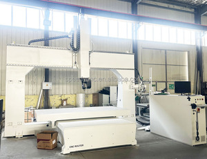 Chất lượng thiết kế mới 5 trục máy phay <span class=keywords><strong>CNC</strong></span> với công cụ băng chuyền thay đổi công cụ tự động thay đổi Bộ định tuyến <span class=keywords><strong>CNC</strong></span> 5 trục với RTCP - Product Image 5