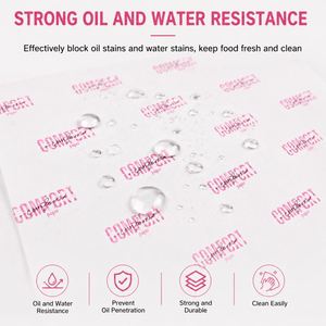 Customized Food Grade Greaseproof <b>Paper</b> Oil Proof Fast Food Wrapping <b>Paper</b> Burger Sandwich Packaging <b>Paper</b> - Product Image 4