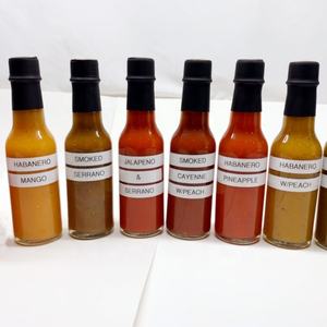 Mini Botellas de Vidrio para Salsa Picante de 3oz, 5oz y 8oz, Paquete para Salsa <span class=keywords><strong>Cajun</strong></span> Casera con Cápsulas Retráctiles, Botellas para Extracto de Vainilla - Product Image 4