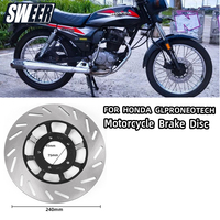 Rotor Cakram Rem Depan GL Pro Neo Tech Baja Tahan Karat Suku Cadang Pengganti Pelat Rem Sepeda Motor