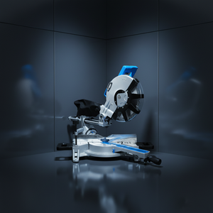 <span class=keywords><strong>Scie</strong></span> à <span class=keywords><strong>onglet</strong></span> composée G-max de qualité industrielle, base en aluminium, moteur puissant 2100W, 305mm - Product Image 2