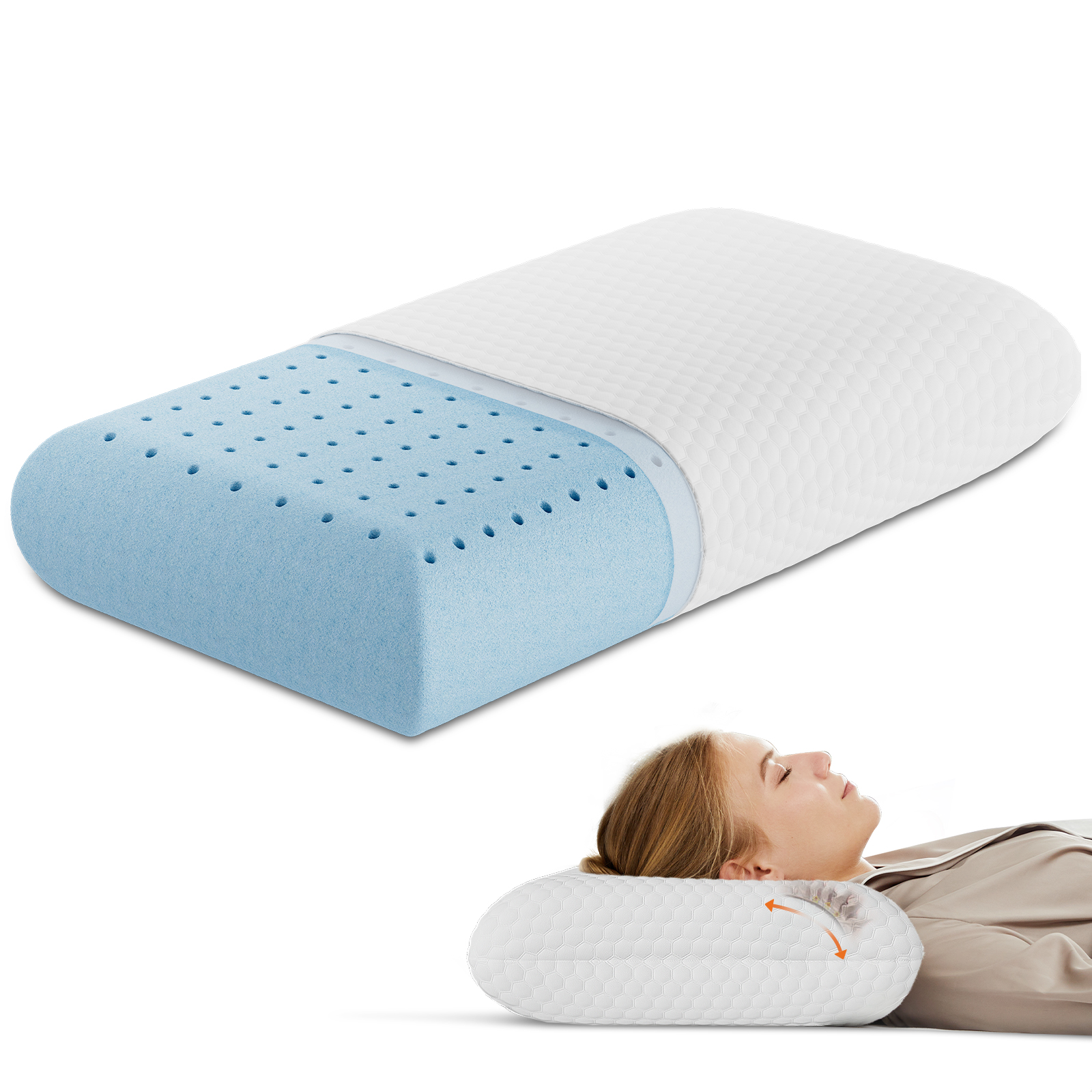 Comodidad de Lujo con almohada de espuma viscoelástica UU