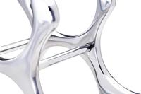 Porte-bouteilles à vin en aluminium poli de qualité supérieure pour 6 bouteilles, support de rangement pour comptoir, pour la maison, le bar, le restaurant, l'hôtel