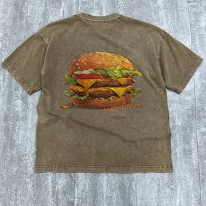 T-shirt vintage en coton streetwear à épaules tombantes, T-shirt oversize épais de créateur pour homme, T-shirt imprimé de haute qualité délavé à l'acide - Product Image 2