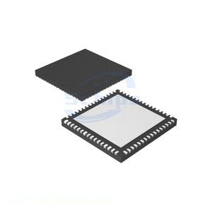 Electronics Component Data Acquisition 64 VFQFN Exposed Pad ADC1412D065HN-C18 Authorized Distributor - Product Image 1