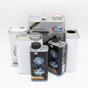 <span class=keywords><strong>Lattina</strong></span> in Latta da 1L a 4L per Lubrificanti e Oli Motore Auto per Imballaggio Metallico - Product Image 2