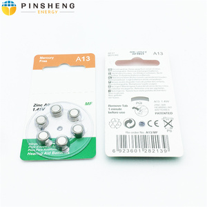 Bán Nóng Pin Tế Bào Nút Khí Zi A13 A10 P675 A312 <span class=keywords><strong>1.4V</strong></span> Cho Máy Trợ Thính Pin Đồng Hồ Nút Tế Bào Không Khí <span class=keywords><strong>1.4V</strong></span> A312 A10 A13 - Product Image 5