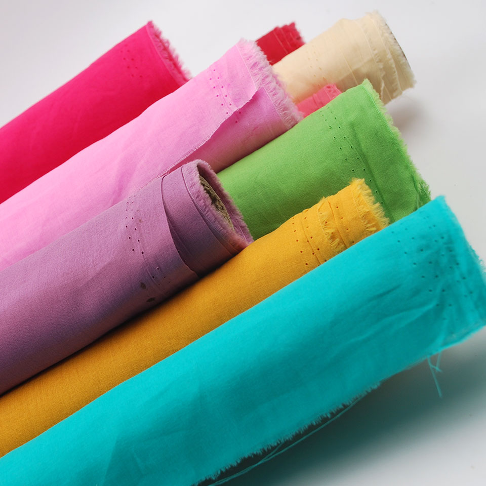 Shaoxing Textile Good Quality plain dyed Wholesale Factory price cheap Pure 100 Cotton Voile Fabric