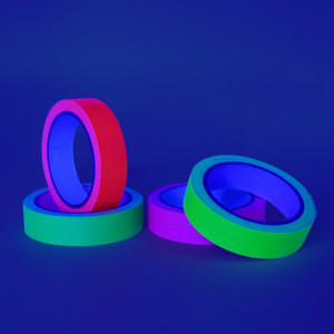 Ruban en tissu fluorescent UV à lumière noire Réagir au ruban adhésif néon lumineux en tissu Gaffer - Product Image 1