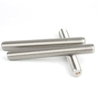 DIN 976-1 304 Stainless Steel A2-70 Metric Threaded Rod Plain Finish Fully Threaded Stud Bolts Chamfered Both Ends
