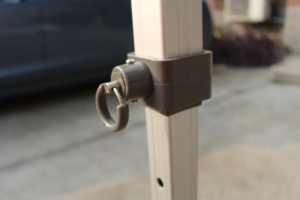 Tenda kanopi 4x8m aluminium persegi 1.8mm, kanopi Pop up luar ruangan tahan api tabung tugas berat tahan air - Product Image 4