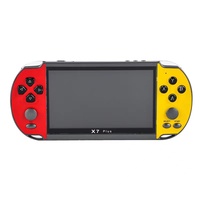 Console de jeu portable X7plus de haute qualité, écran 5,1 pouces, machine de jeu rétro 128 bits pour enfants, 15000 jeux d'arcade