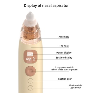 Aspirateur nasal pour bébé de qualité supérieure, pompe rechargeable, aspiration puissante, aspirateur nasal électrique, meilleur choix pour les nouveau-nés - Product Image 4