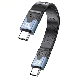 <span class=keywords><strong>USB</strong></span> <span class=keywords><strong>5</strong></span> FPC phẳng <span class=keywords><strong>USB</strong></span> C cáp TPE dữ liệu dây tương thích với ánh sáng 543 tốc độ cao 16k HD Video 240W sạc nhanh - Product Image 2