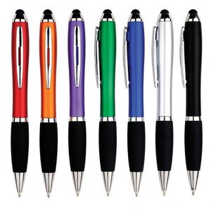 Custom Logo Laser Gourd Lightbox Pen Creative Advertisement Twist Luminous Ballpoint Pen Touch Welcome Gifts Promotional Pen - Product Image 2