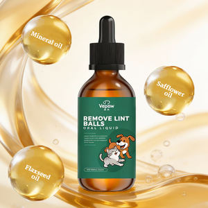 Solución Oral para el Alivio de las Bolas de Pelo en Mascotas, 60 ml, Precio de Fábrica, Promueve la Lubricación Intestinal en Perros y Gatos - Product Image 3