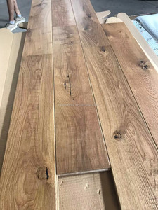 Giá Tốt Nhất 18 Mm Mộc Mạc Tự Nhiên Rộng Châu Âu Sồi Trắng Thiên Nga Chải T & G Gỗ Sàn Gỗ Cho Phòng Khách - Product Image 2