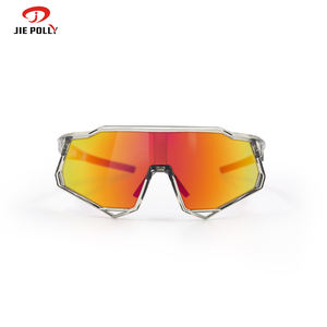 JIEPOLLY OEM Logo personnalisé fabricant coupe-vent polarisé sécurité sport lunettes lunettes cyclisme vélo lunettes de soleil v - Product Image 3