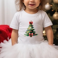 Sapin de Noël DTF Transfert de chaleur Vinyle Bling Strass Transfert personnalisé Fer sur Hot Fix Strass