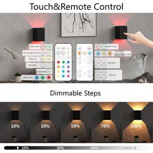 New USB có thể sạc lại bức tường ánh sáng với điều khiển từ xa RGB CCT thay đổi trong nhà không dây dẫn ánh sáng cho nhà trong nhà trang trí chiếu sáng - Product Image 2