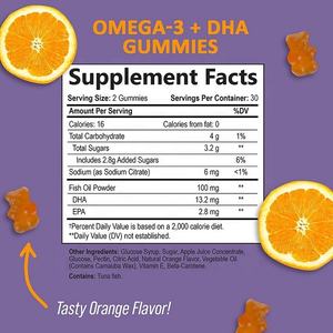 ขายร้อนธรรมชาติสารสกัดจากพืช3-6-9เพ<span class=keywords><strong>ค</strong></span>ตินสำหรับเด็กก่อนคลอดวิตามิน Dha กรดโฟลิกและเหล็ก<span class=keywords><strong>เด็ก</strong></span>โอเมก้า3กัมมี่ - Product Image 5