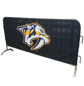 Barricade veste impression personnalisée contrôle des foules bannière polyester PVC maille vinyle clôture barrière couverture - Product Image 1