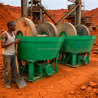 Moulin à tambour humide simple à double roue pour l'extraction minière, idéal pour l'or, le cuivre, l'argent, le plomb, le zinc, le fer – Petit investissement