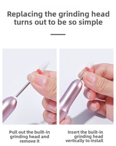 Amoladora de uñas eléctrica profesional para uso en salón, herramienta de manicura doméstica pequeña moderna, esmalte de uñas inteligente para el hogar, lima de uñas de piel muerta - Product Image 6