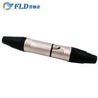 Protector de Cable para micrófono hembra y macho, Conector de enchufe DMX XLR de 3 pines 3/4/5